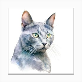 Seychellois Cat Portrait Canvas Print