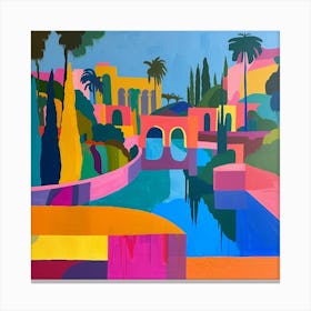 Colourful Gardens Balboa Park Usa Canvas Print