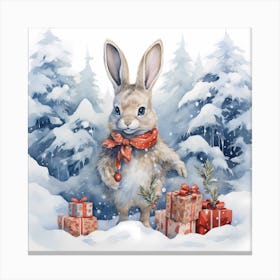 Frosty Fantasia: Christmas Canvas Canvas Print