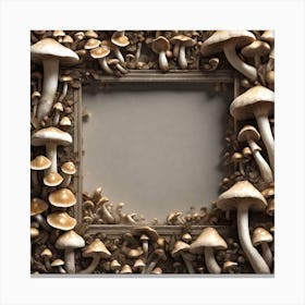 Mushroom Frame 8 Canvas Print