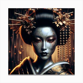 Japan Geisha Visual 97 Canvas Print