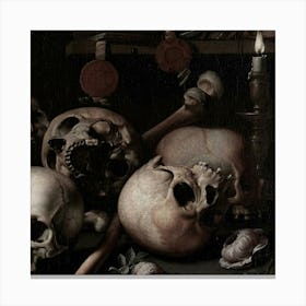 Skulls And Bones Canvas Print