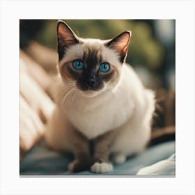 Siamese Cat 3 Canvas Print