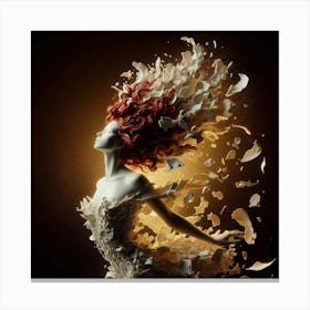 Woman With Red Hair 3 Canvas Print