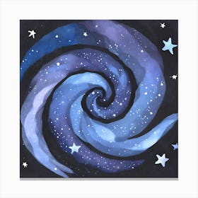 Galaxy Blue 3 Canvas Print