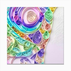 Quilling Art 1 Canvas Print