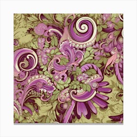 Floral Pattern Vector Canvas Print