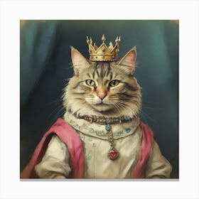 King Cat 14 Canvas Print