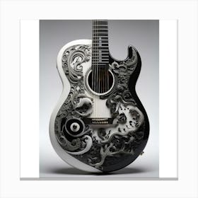 Yin and Yang in Guitar Harmony 15 Canvas Print