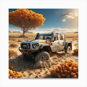 Desert Scene Canvas Print