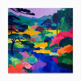 Abstract Park Collection Kenrokuen Garden Kanazawa Japan 2 Canvas Print