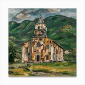 Kirche in Cassone, Gustav Klimt 7 Canvas Print