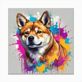 Shiba Inu 54 Canvas Print