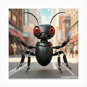 Robotic Beetle 2 Canvas Print