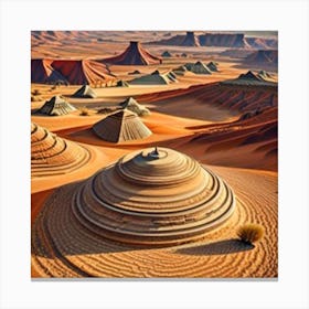 Desert Landscape Canvas Print