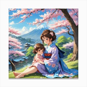 Kimono Canvas Print