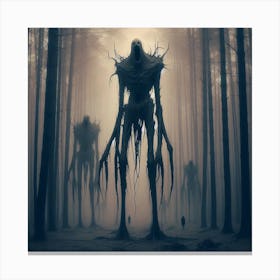 Monsters In The Woods Canvas Print