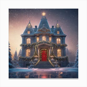 Christmas House 59 Canvas Print