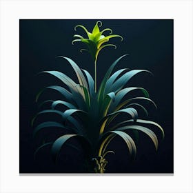 "The Lonely Pineapple" - A Digital Painting by iamfy.co Canvas Print