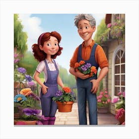 Gardener'S Wife Canvas Print