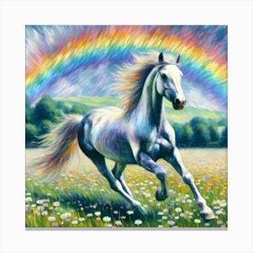 Rainbow Horse 4 Canvas Print