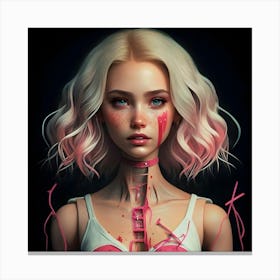 Butchered Barbie 8 Canvas Print