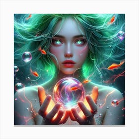 Mermaid 38 Canvas Print