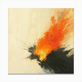 Fire Painting Canvas Print