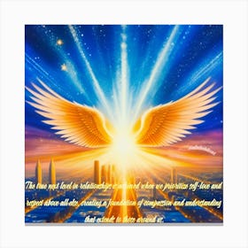 The true next level in relathionships Canvas Print