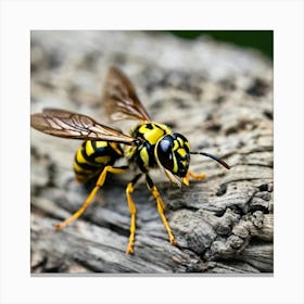Wasp nature 2 Canvas Print