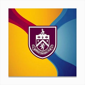 Burnley F.C Logo Wall Art 3 Canvas Print