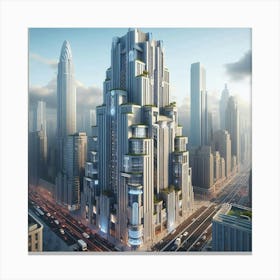 Dubai Skyscraper Canvas Print