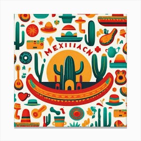 Mexican Icons Canvas Print