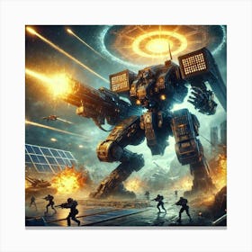 Helios Mech Role Converted Canvas Print