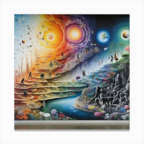 'The Evolution Of Life' Canvas Print