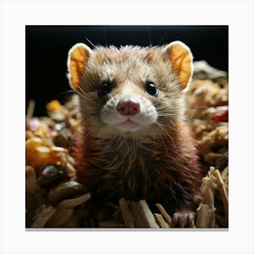Ferret 6 Canvas Print