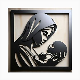 Mary And Child Canvas Print