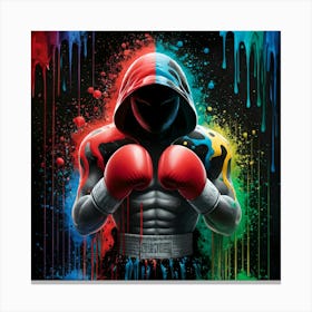Boxer Fighting Spirit Canvas Print