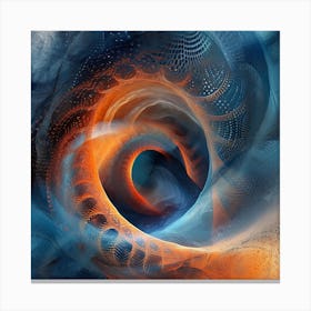 Fractal Spiral Canvas Print