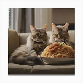 Cat Ad Canvas Print