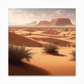 Desert Landscape 104 Canvas Print