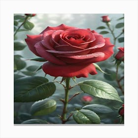 Red Roses 1 Canvas Print