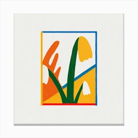 Spring Has Sprung Square Canvas Print