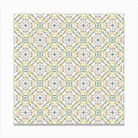 pixel pattern made from small squares Canvas Print