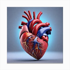 Human Heart Canvas Print