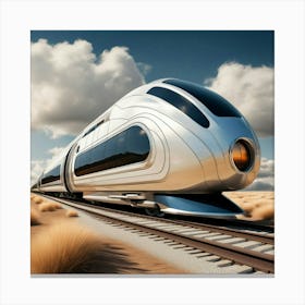 Futuristic Train 4 Canvas Print