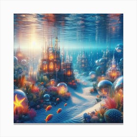 Under The Sea Canvas Print