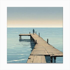 Into The Water Art Print (31) Canvas Print