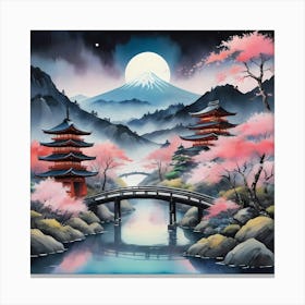 Asian Landscape Painting 3 Canvas Print