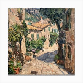 Street In Mallorca 2 Canvas Print